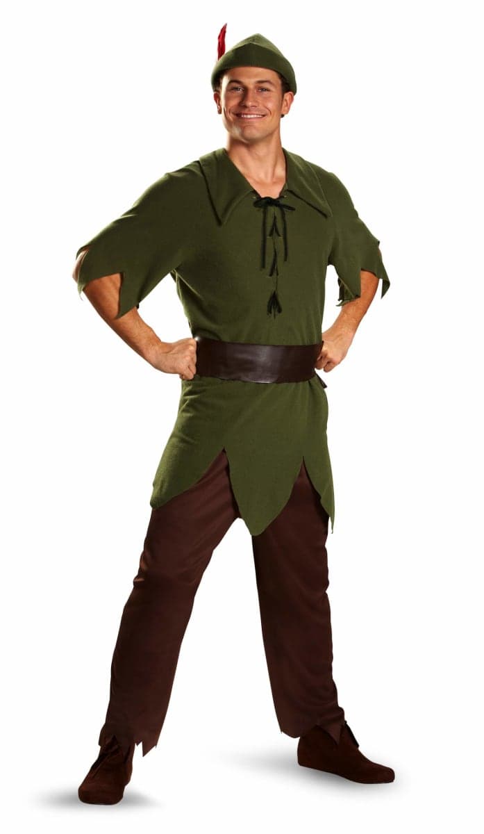 Peter Pan Standard Adult Costume: Up to Size 46 — image 1