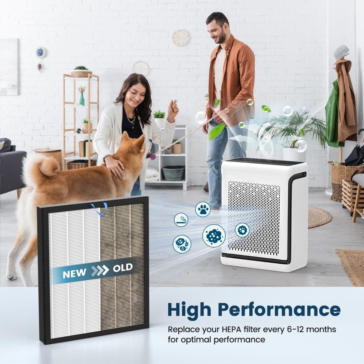 Colorfullife 2Pack Vital 200S Replacement Filter, 3-in-1 H13 True HEPA, High-Efficiency Activated Carbon, Compatible with LEVOIT Vital 200S Air Purifier thumbnail 4