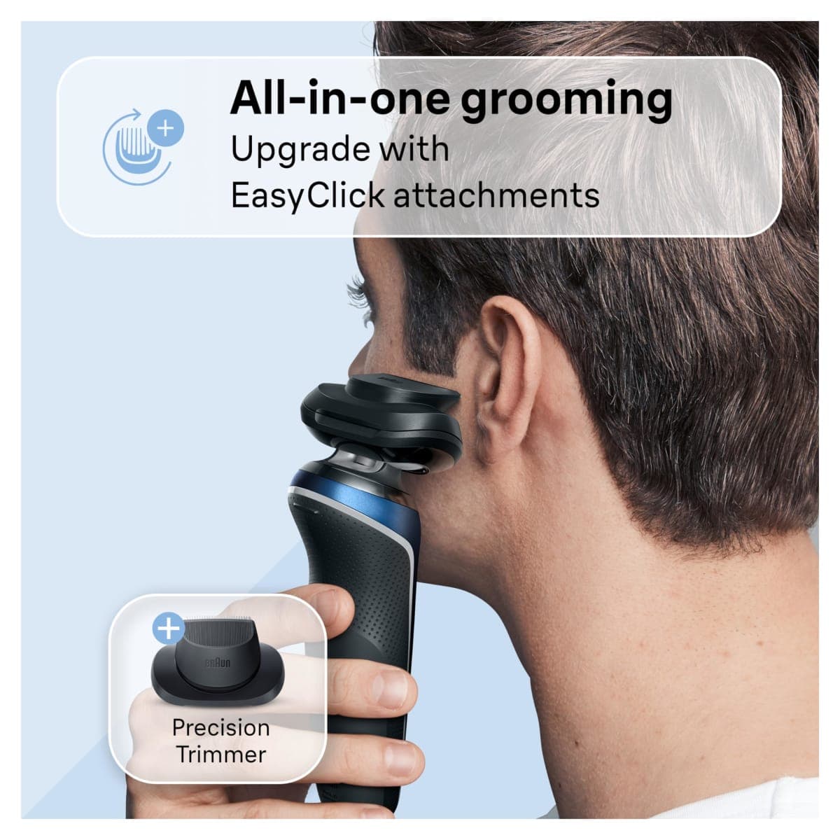 Braun Electric Razor for Men Series 6, Electric Shaver, Precision Trimmer, 4-in-1 Clean & Charge Center, Travel Case, S6 6172cc, 1 item thumbnail 5