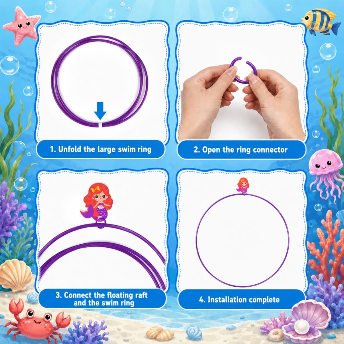 Airyard Pool Toys Diving Rings for Kids 31 PCS Underwater Swim Rings and Diving Game Set Fun Pool Game Backyard Summer Water Toys for Birthday Party Toddlers Kids Teens Adults thumbnail 2