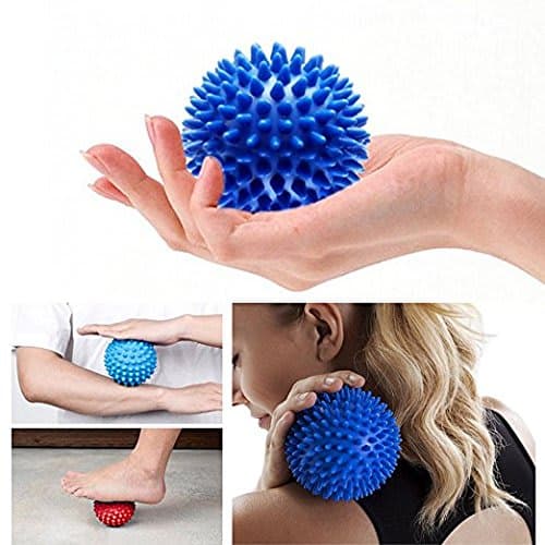 Pack of 2 Spiky Massage Balls - Plantar Fasciitis, Muscle Soreness Massager Ball thumbnail 3