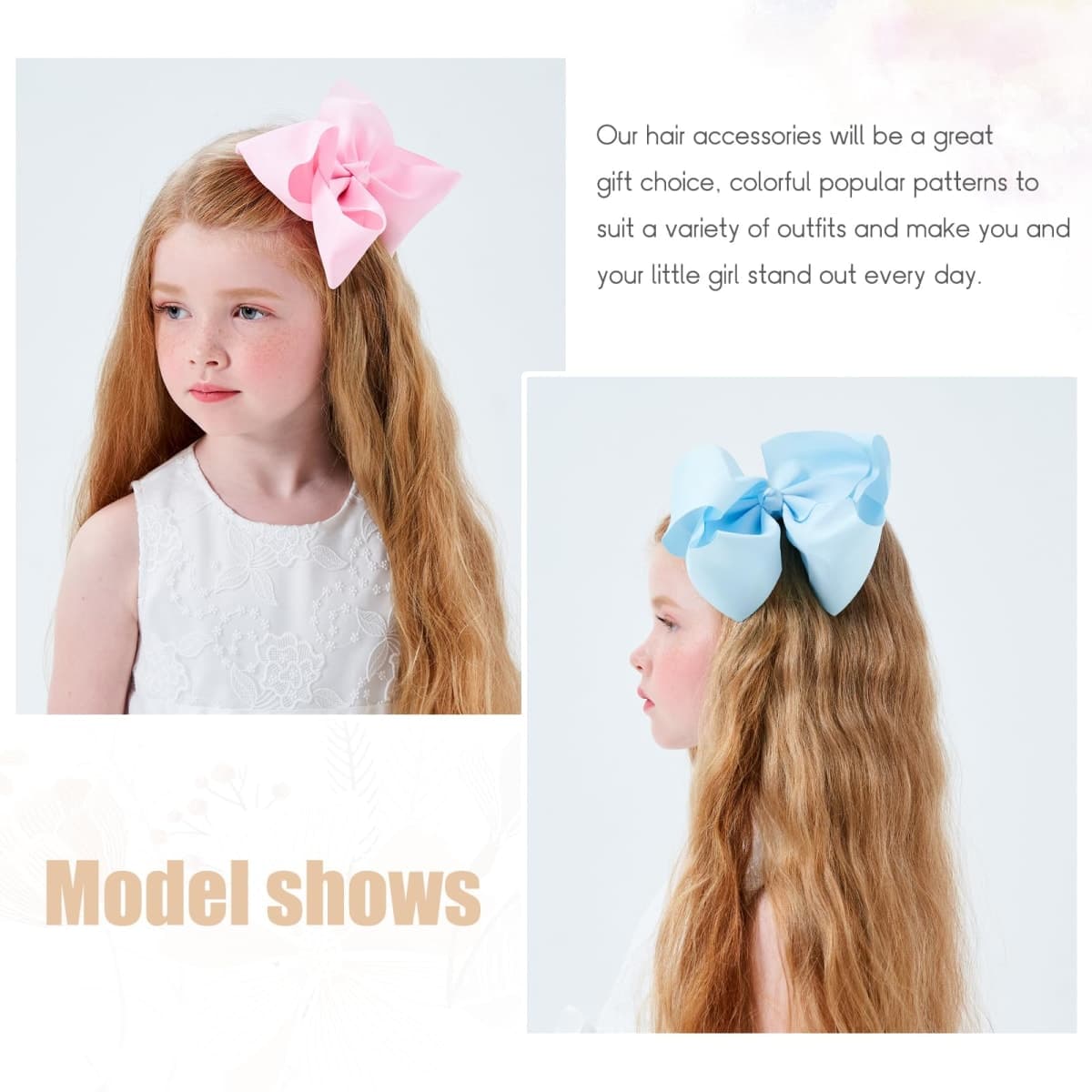 25Pcs 6 inch Hair Bows Clips Solid Color Grosgrain Ribbon Larger Hair Bows Alligator Clips Hair Accessories for Baby Girls Infants Toddlers Kids Teens thumbnail 4