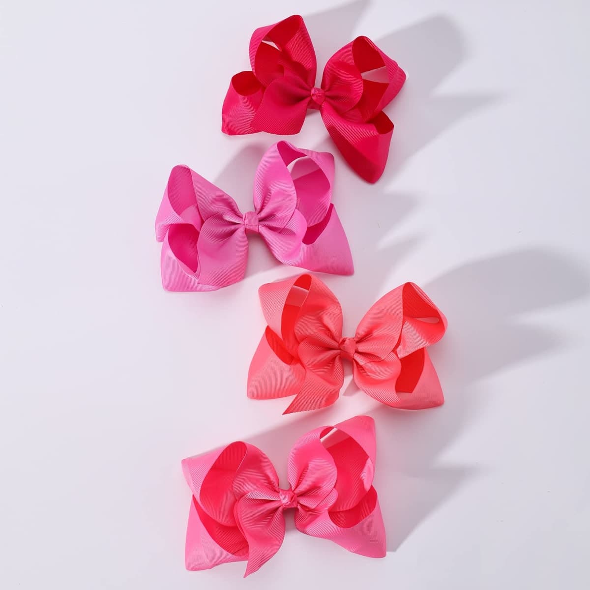 25Pcs 6 inch Hair Bows Clips Solid Color Grosgrain Ribbon Larger Hair Bows Alligator Clips Hair Accessories for Baby Girls Infants Toddlers Kids Teens thumbnail 5
