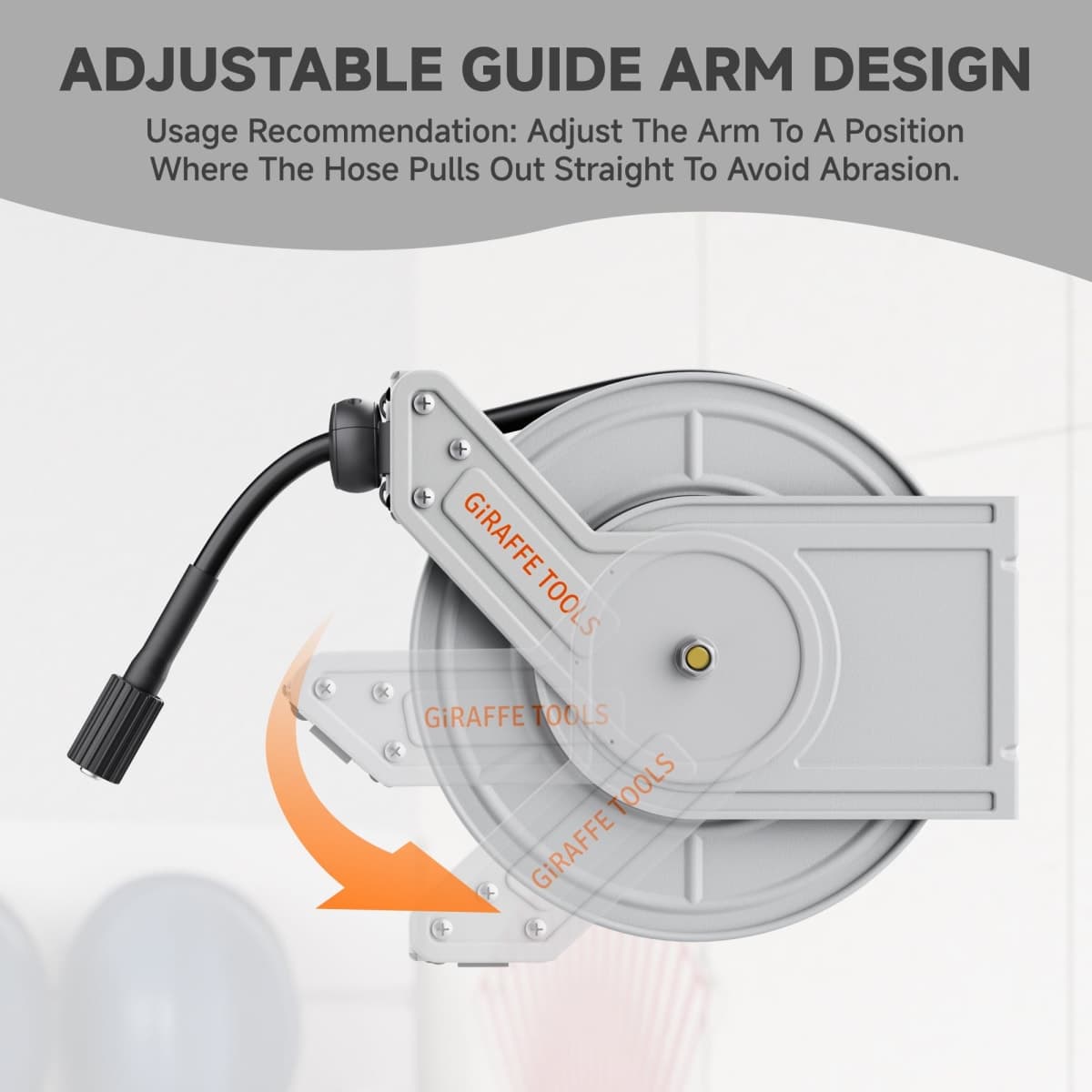 Giraffe Tools Garden Water-Hose Hybrid 5/8 in. x3FT Heavy Duty/Lightweight/Flexible Lead-Hose thumbnail 5