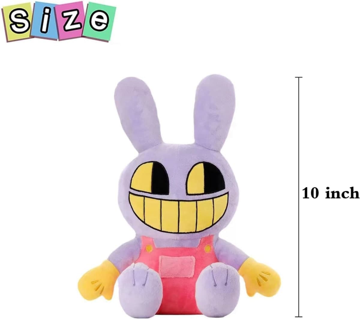 SAJISP The Amazing Digital Circus Plush,10" Jax Plushies Toy Gift, Cute Stuffed Figure Doll for Kids and Adults, Birthday Halloween Christmas Choice for Boys Girls thumbnail 2