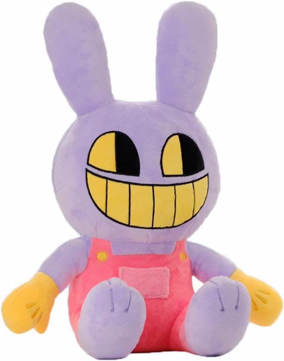 SAJISP The Amazing Digital Circus Plush,10" Jax Plushies Toy Gift, Cute Stuffed Figure Doll for Kids and Adults, Birthday Halloween Christmas Choice for Boys Girls thumbnail 3