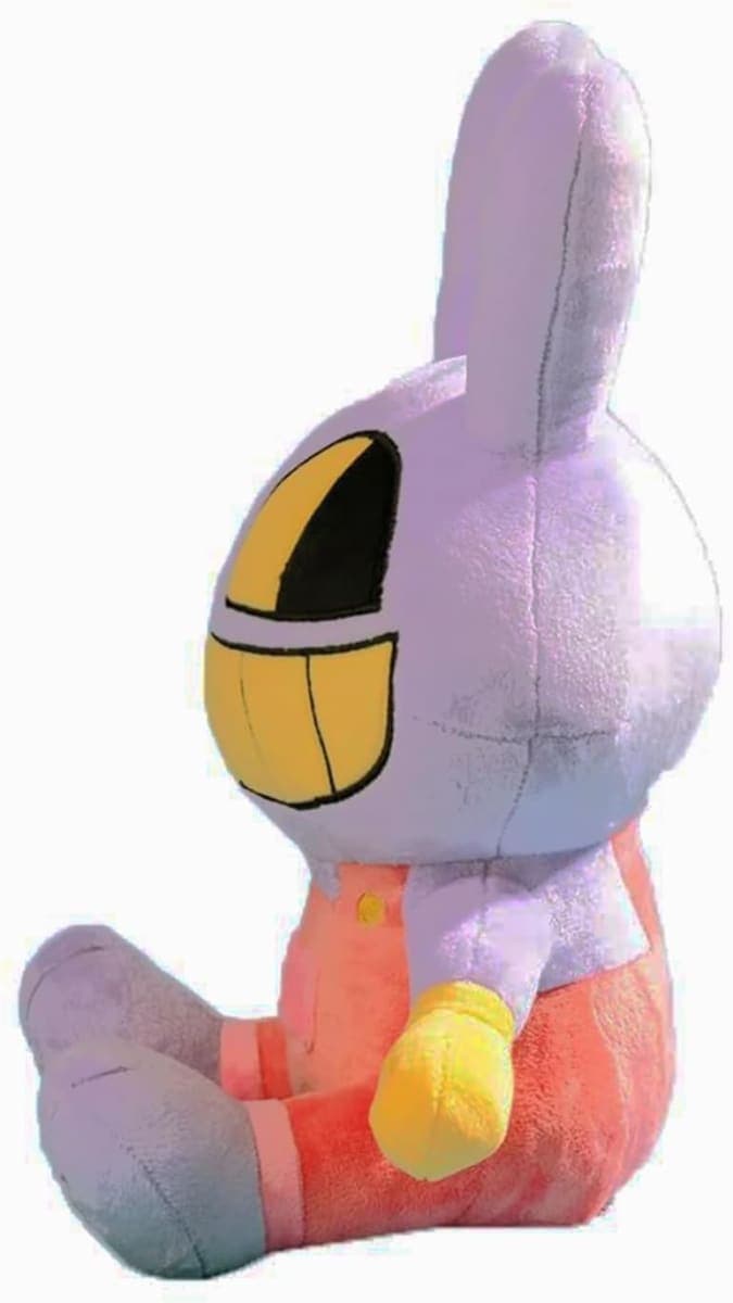 SAJISP The Amazing Digital Circus Plush,10" Jax Plushies Toy Gift, Cute Stuffed Figure Doll for Kids and Adults, Birthday Halloween Christmas Choice for Boys Girls thumbnail 4