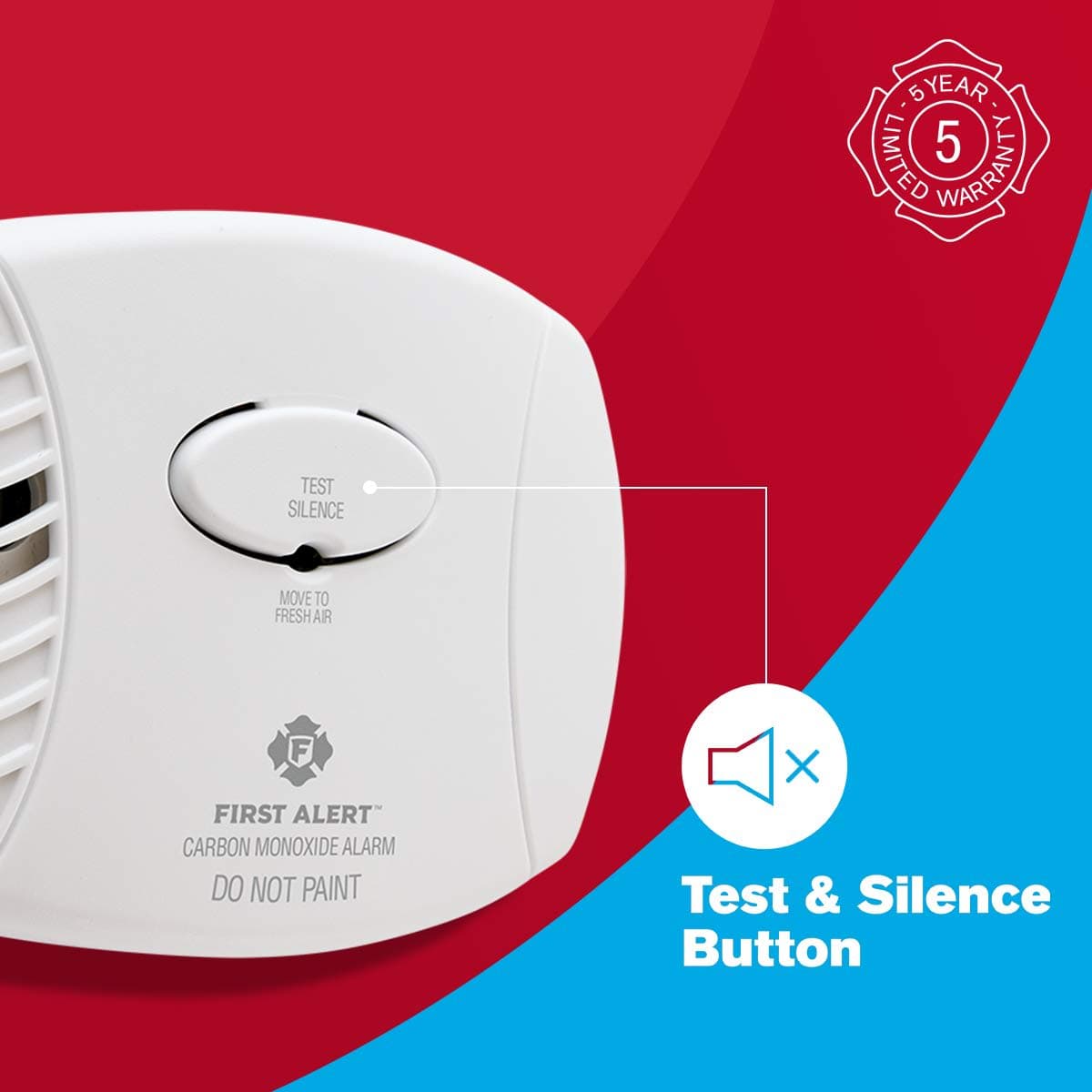 First Alert CO400 Battery Powered Carbon Monoxide Alarm thumbnail 5