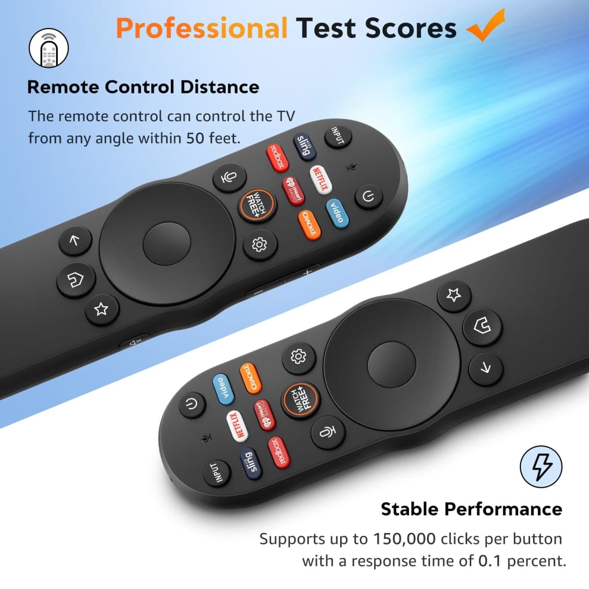 Voice Remote Control for Vizio-Smart-TV-Remote-Replacement XRT270 for Vizio FHD 4K Quantum D/P/M/V-Series Smart TV thumbnail 4