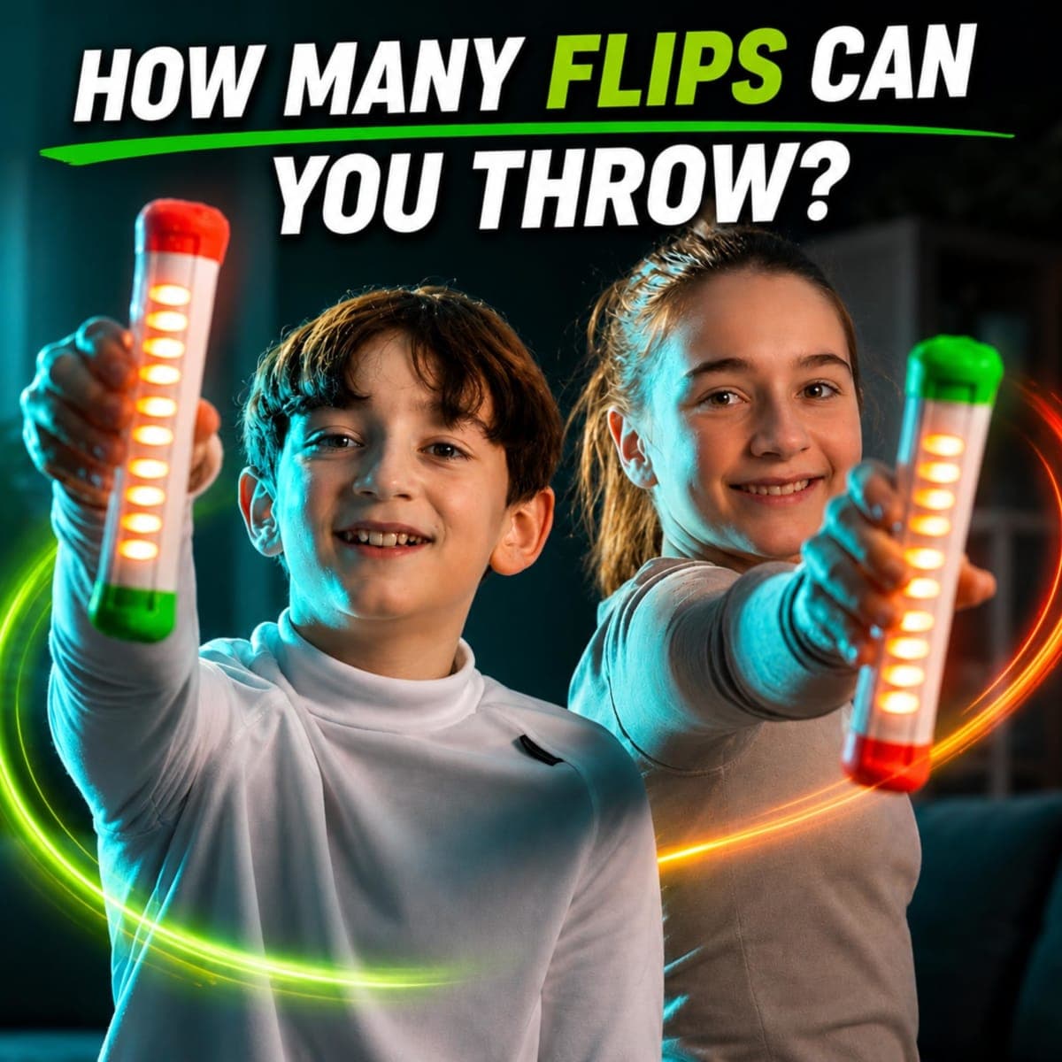 Stickflip How Many Flips can You Throw? | Electronic Flip Challenge Game | Auto-Counting Skill Toy for Kids, Teens & Adults | 10 Games Each with a High Score to Beat | Fun Gift & Party Game Ages 8+ thumbnail 5