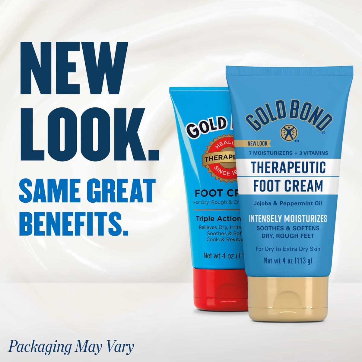 Gold Bond Therapeutic Foot Cream, 4 oz., With Jojoba & Peppermint Oil, Foot Moisturizer- pack of 1 thumbnail 2