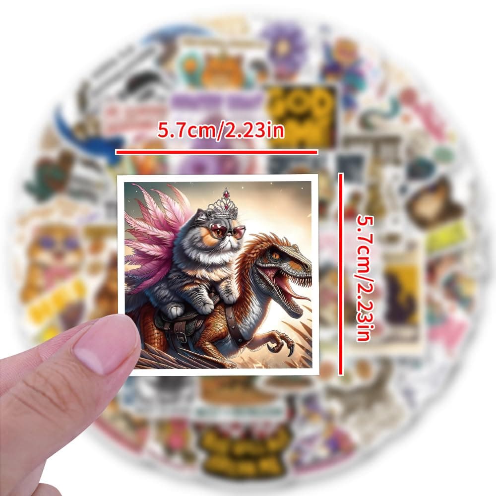 105pcs DCC This is an Outrage Princess Donut Sticker Funny Dungeon Book Crawler Reading Carl Stickers for Kindle Waterproof Vinyl for Laptop, Water Bottle, Skateboard, Scrapbooking, Party Favors thumbnail 2