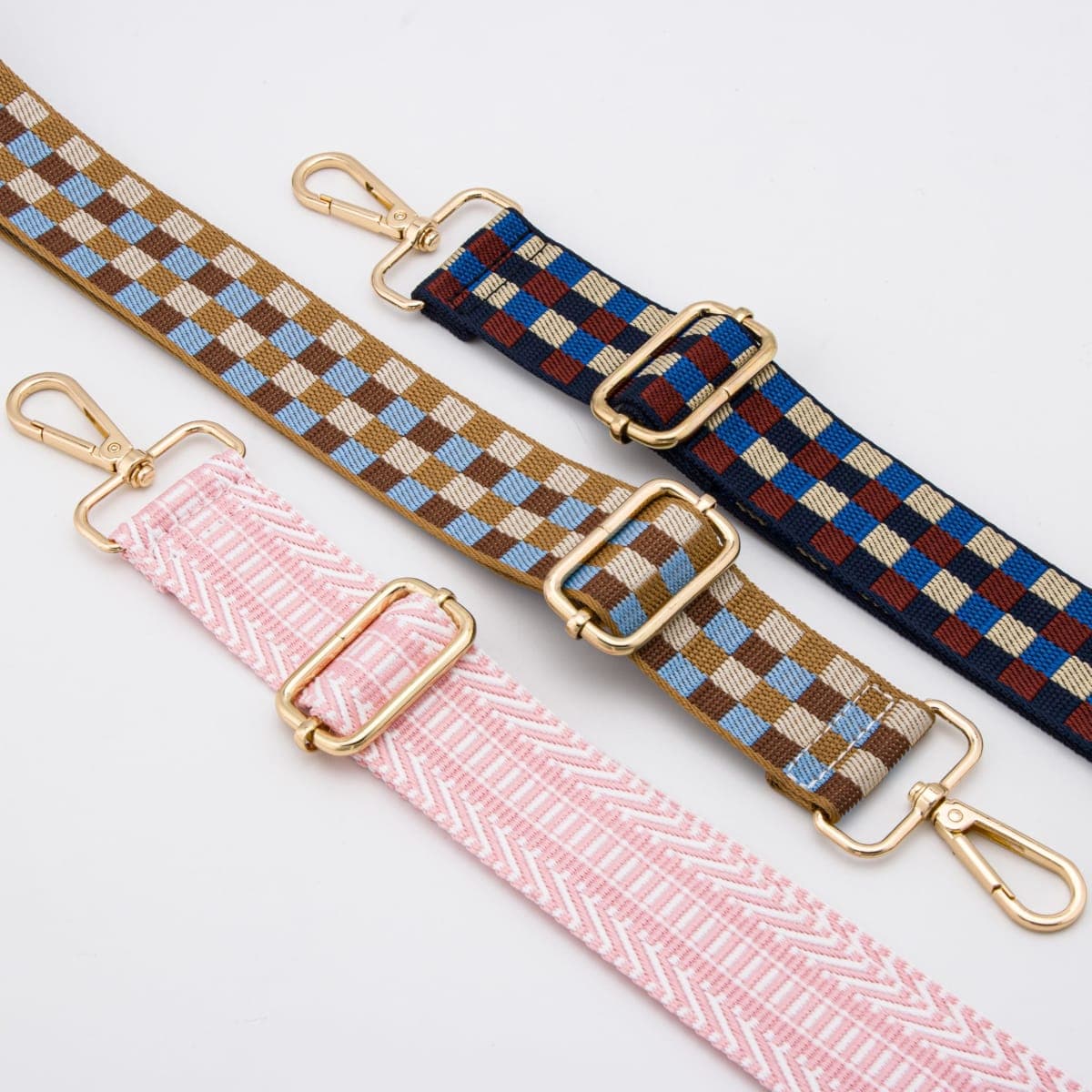 Purse Straps Replacement Crossbody Wide Bag Strap for Purses Adjustable Shoulder Straps for Women Handbags, Pink Twill, Modern, Classic thumbnail 4