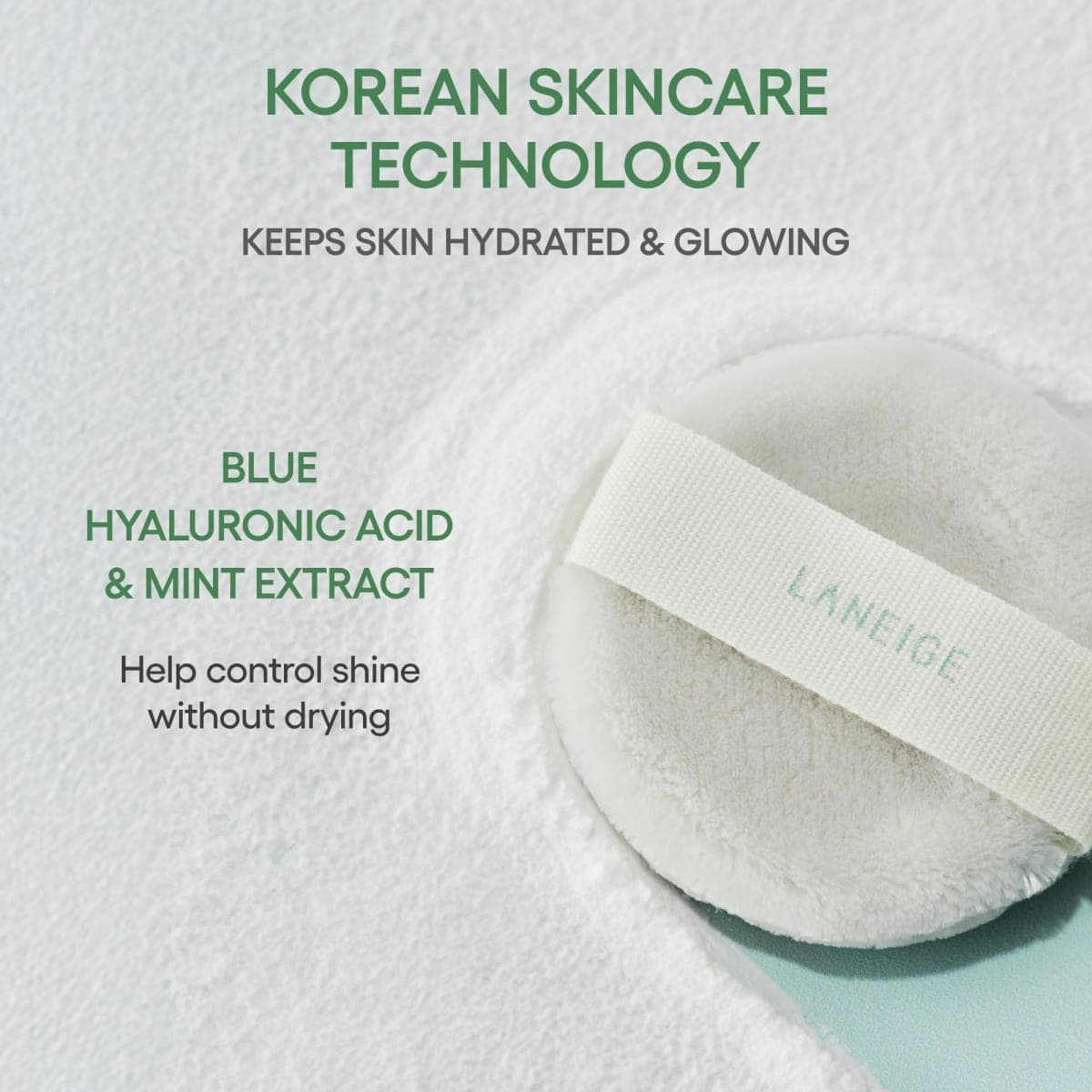 LANEIGE Neo Blurring Powder: Korean Oil-Control Compact with Pore Blurring, Smoothing Finish & Travel-Friendly, No-Spill Packaging thumbnail 3