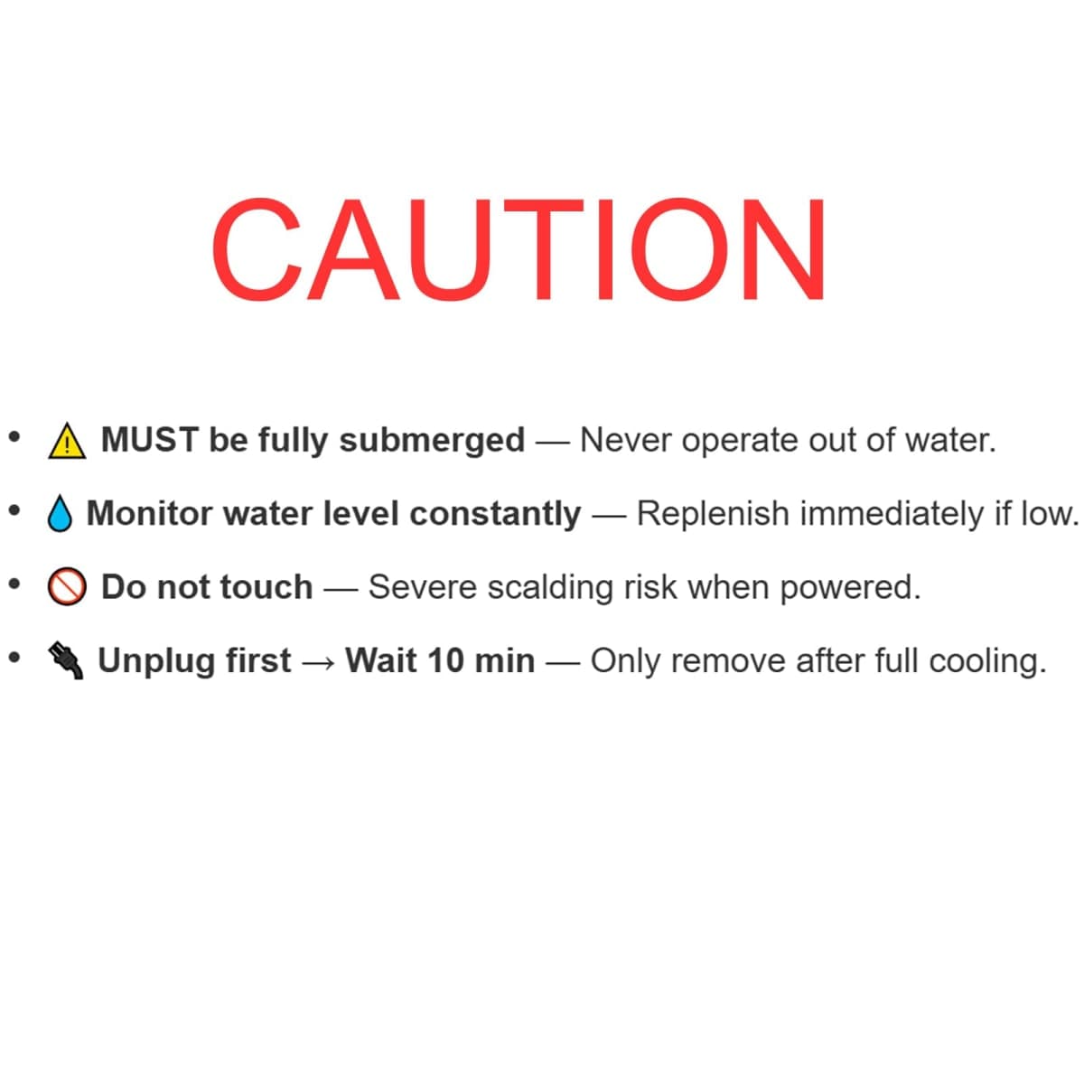 AQUANEAT Aquarium Heater, 25W Fish Tank Heater, Adjustable Submersible Water Thermostat with Thermometer thumbnail 5