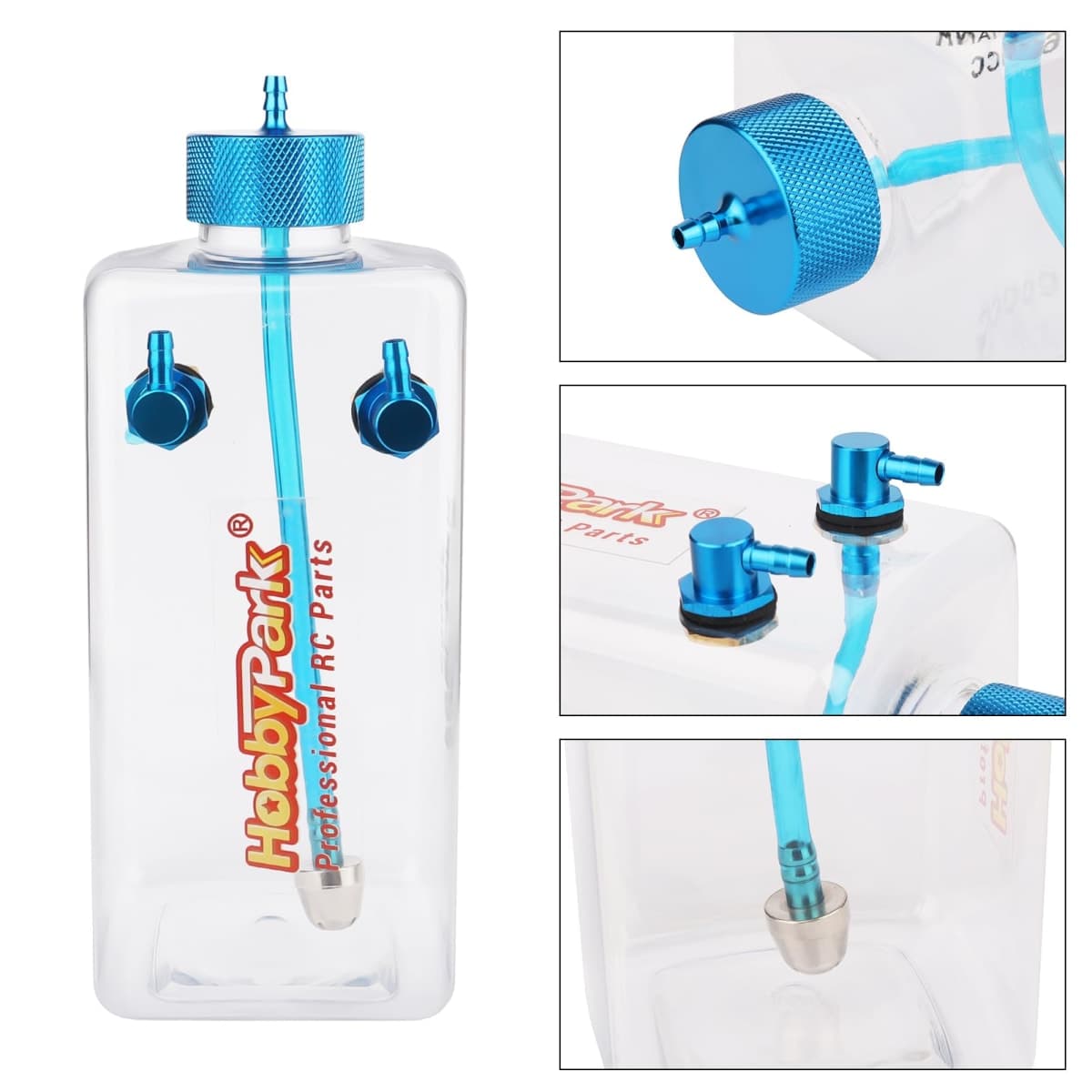 HobbyPark RC Gas Fuel Tanks Fuel Bottle for RC Gasoline Airplane Gas Engine (600CC) thumbnail 4