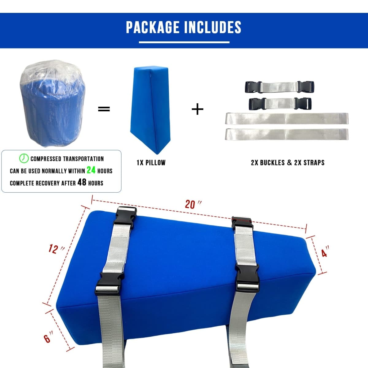 bibahala Hip Abduction Pillow Hip Replacement Recovery kit After Surgery Supplies Support Pillow Seniors Total knee Replacement Prime Preventing Dislocation Leg fixed pillow thumbnail 2