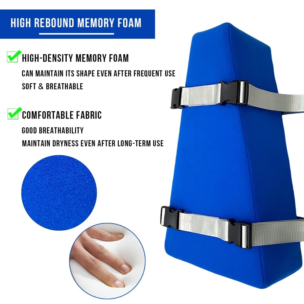 bibahala Hip Abduction Pillow Hip Replacement Recovery kit After Surgery Supplies Support Pillow Seniors Total knee Replacement Prime Preventing Dislocation Leg fixed pillow thumbnail 5