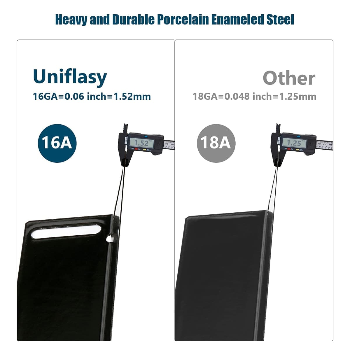 Uniflasy for Smoke Hollow Grill Parts, Smoke Hollow PS9900 PS9500 6500 6800 SH5000 SH9916 Grill Parts, 16 1/2 Inch Porcelain Steel Heat Plate Shield Stainless Steel Pipe Burners 3 Packs thumbnail 4