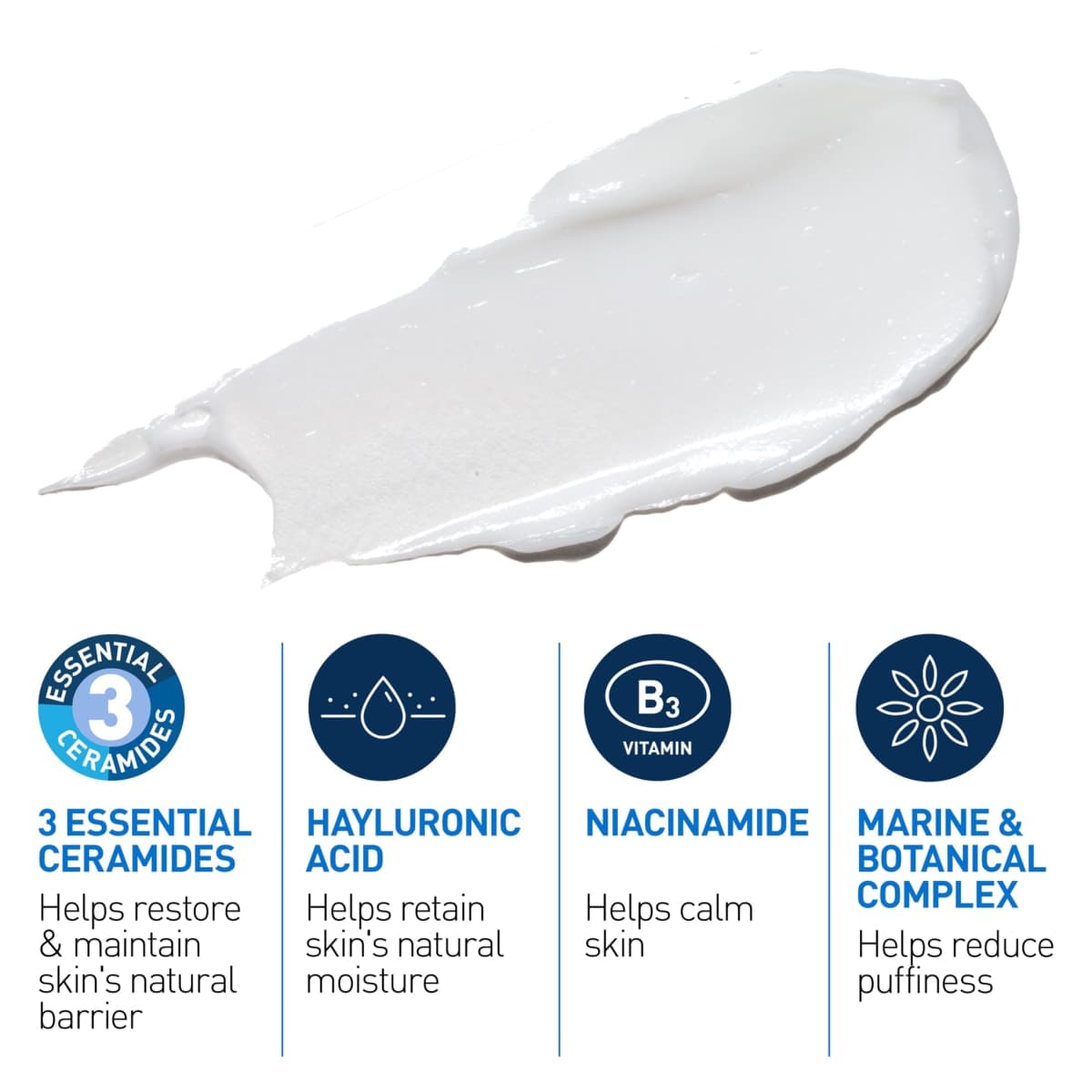 CeraVe Eye Repair Cream, Under Eye Cream For Puffiness And Bags Under Eyes, Hyaluronic Acid + Niacinamide + Marine Botanical Complex, Oil Free & Opthalmologist Tested thumbnail 2