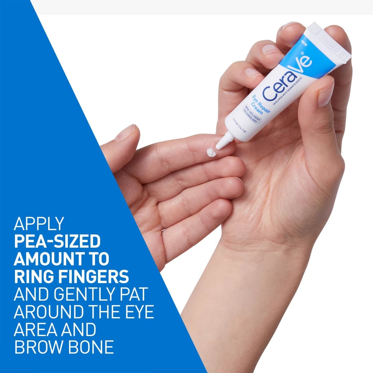 CeraVe Eye Repair Cream, Under Eye Cream For Puffiness And Bags Under Eyes, Hyaluronic Acid + Niacinamide + Marine Botanical Complex, Oil Free & Opthalmologist Tested thumbnail 4