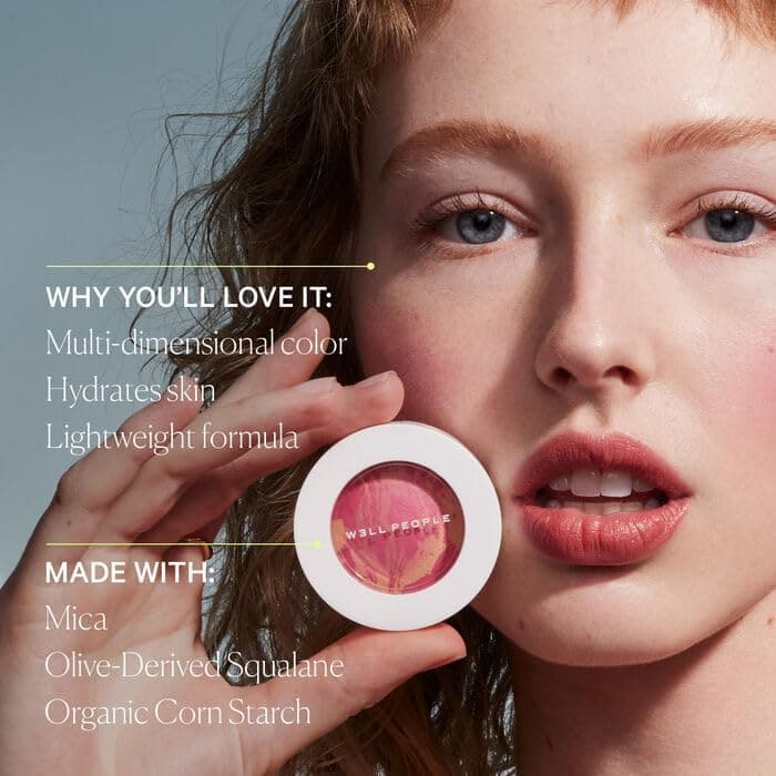 Well People Superpowder Blush Powder, Hydrating Powder Blush For Adding A Pop Of Cheek Color, Lightweight Formula, Vegan & Cruelty-free, Hazelnut Harvest thumbnail 4