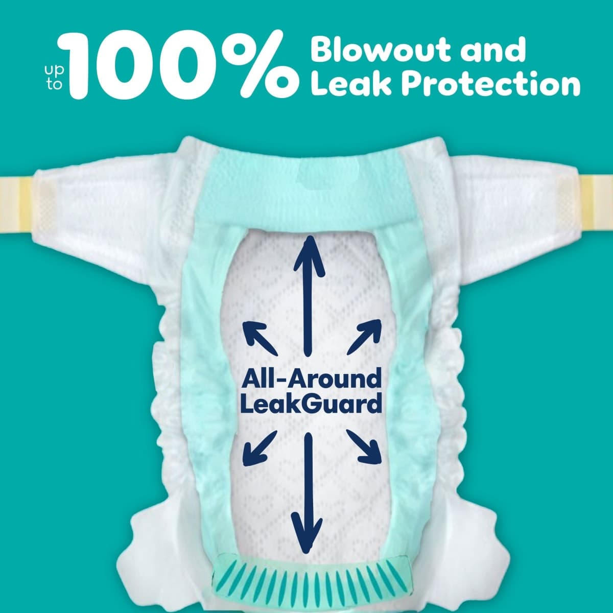 Pampers Swaddlers Diapers, Size 1, Absorbent, Keeps Baby Dry and Comfortable, Skin Safe Disposable Baby Diaper, 1 Pack (Count of 198) thumbnail 5