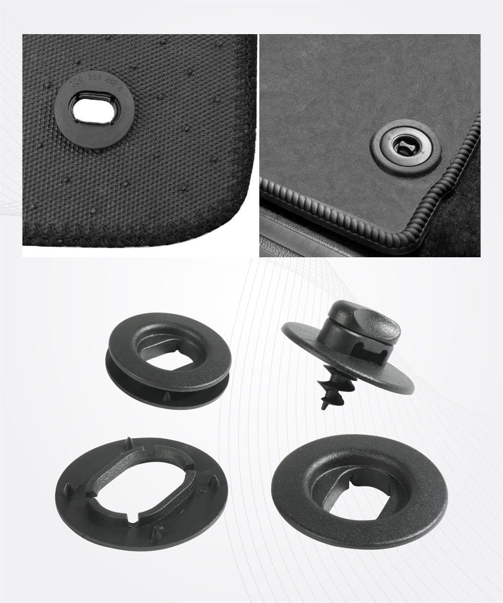 UNLRAE 5 Set Car Mat Clips,Automotive Replacement Floor Mat Clips,Car Accessories Carpet Mat Retention Clip,Suitable for Most Cars,Trucks,SUVs,RVs and Vans,Replace #3D0-061-795-B41 3D0-864-851-B41 thumbnail 5
