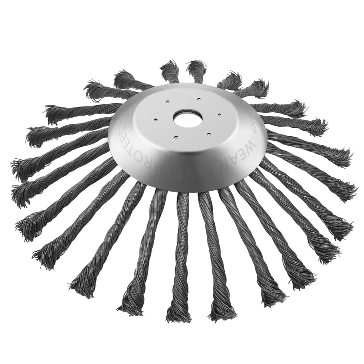 NeJesZoe 10 inch Unbreakable Steel Wire Weed Brush Cutter Trimmer Head,Lightweight Wired Trimmer Blade for Weed Trimmer,Wired Weed Cutter Universal Attachments Head,Upgraded Rotary Wire Weed Head — image 1