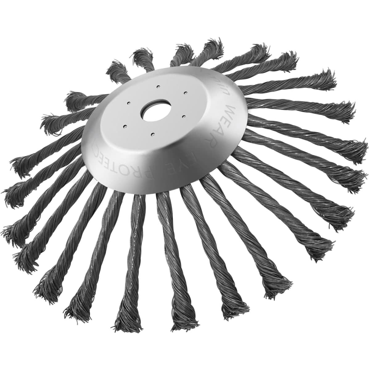 NeJesZoe 10 inch Unbreakable Steel Wire Weed Brush Cutter Trimmer Head,Lightweight Wired Trimmer Blade for Weed Trimmer,Wired Weed Cutter Universal Attachments Head,Upgraded Rotary Wire Weed Head thumbnail 5