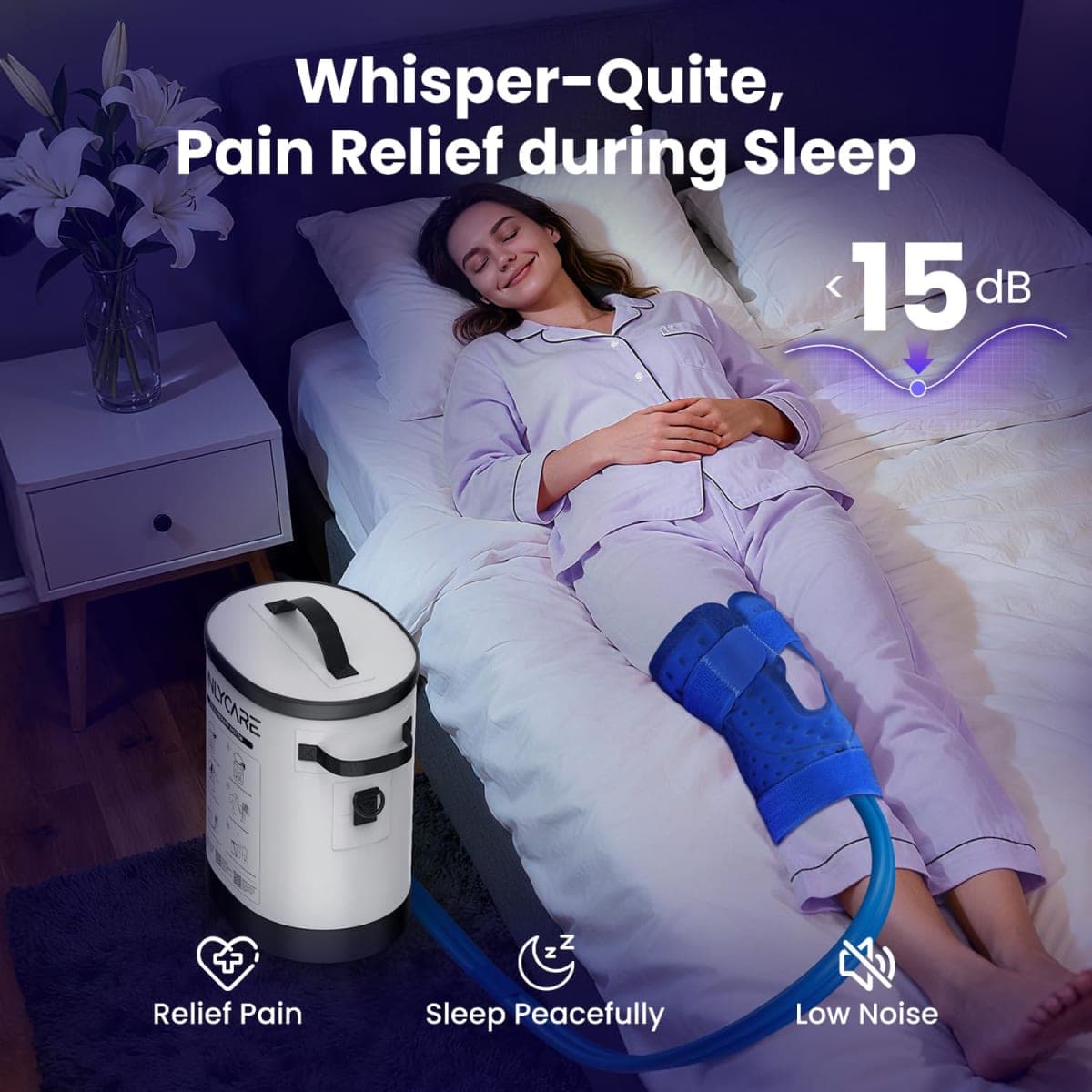 ONLYCARE Cold Therapy Machine, Ice Machine for Knee After Surgery thumbnail 4