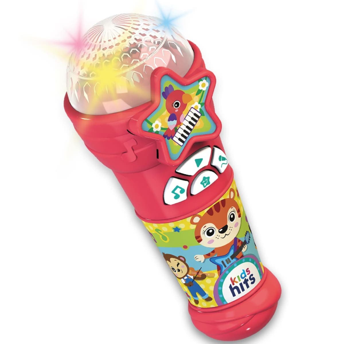 Kids Hits Educational Toddler Lightshow Microphone Toy - Great Hits, Red 2 Years Plus — image 1