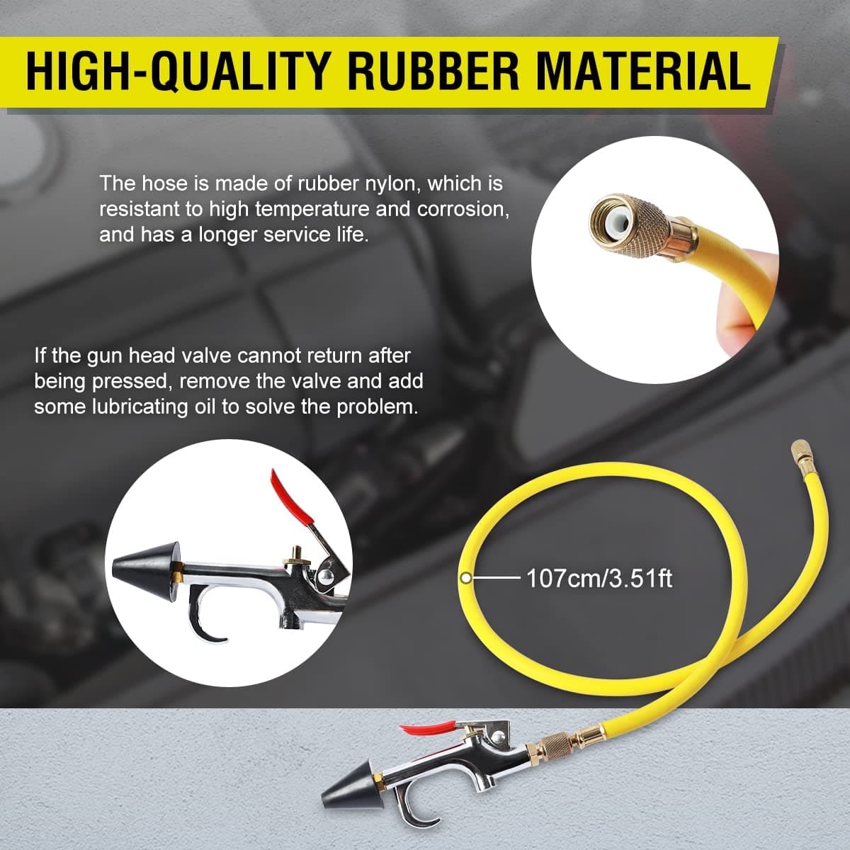 AC Flush Kit Home A/C Flush Tool Automotive HVAC Flush Kit Thickened Stainless Steel Canister House AC Flushing Kit Auto Air Conditioning Flush Bottle R134A R12 R22 R404 R410A AC System Flush Can Set thumbnail 5