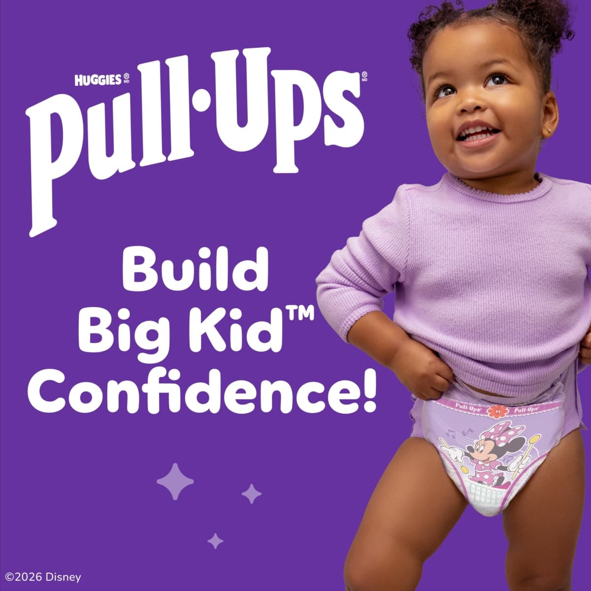 Pull-Ups Girls' Potty Training Pants, Size 4T-5T Training Underwear (38-50 lbs), 56 Count thumbnail 3