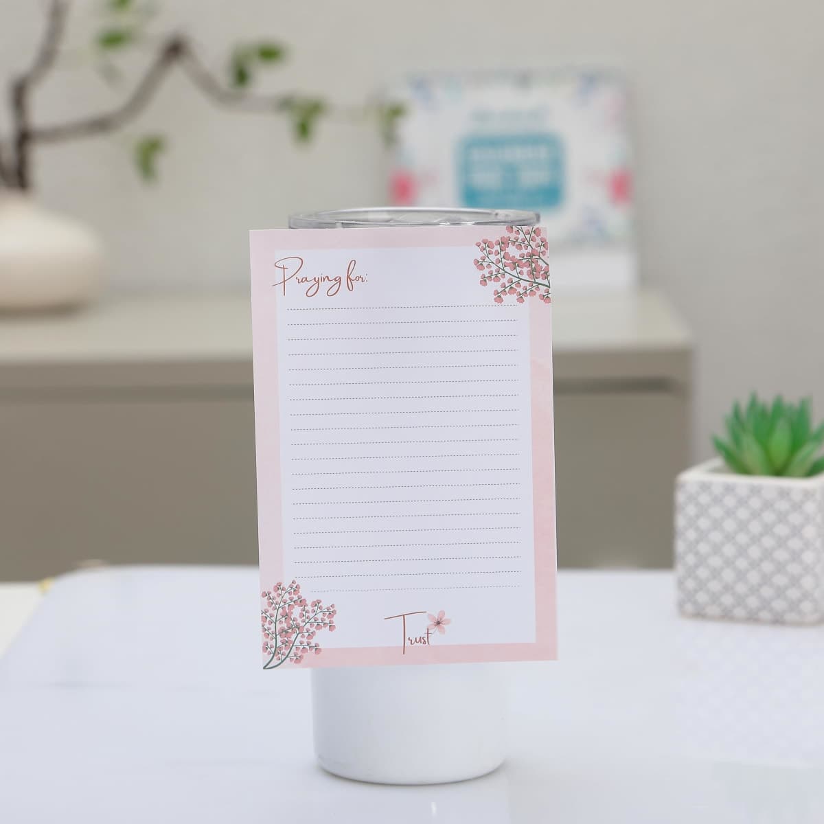 Mr. Pen 4x6 Floral Lined Sticky Notes, 6 Pads of 60 Sheets Each, Self-Stick Note Pads, Sticky Notes Bulk, 1 Count thumbnail 5