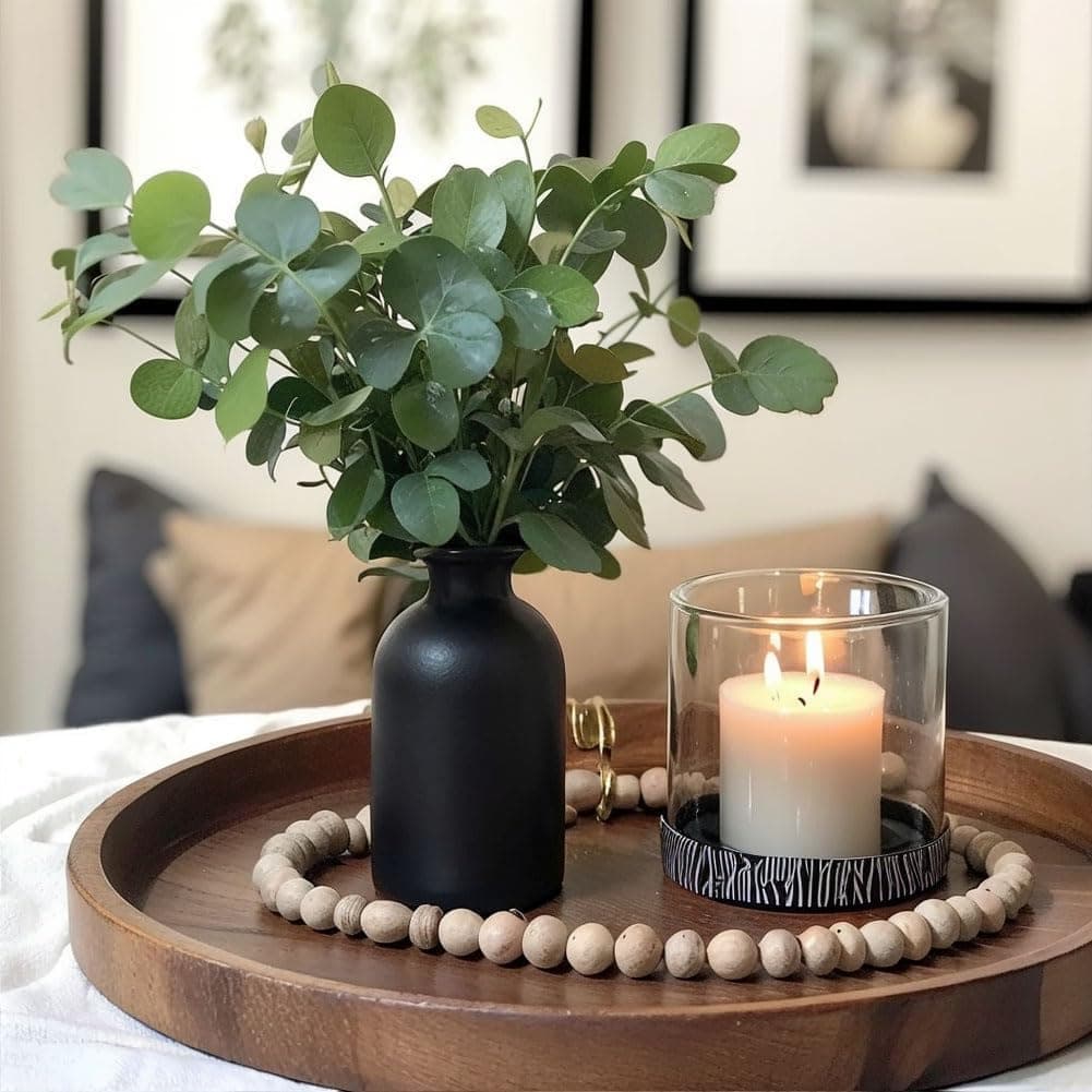 12 Pack Black Bud Vase, Modern Boho Small Vases for Dry Flowers, 5in Mini Ceramic Bud Vases for Home Decor, Centerpieces in Bulk, Mini Flower Vases for Wedding, Home, Table, Party Decor thumbnail 3