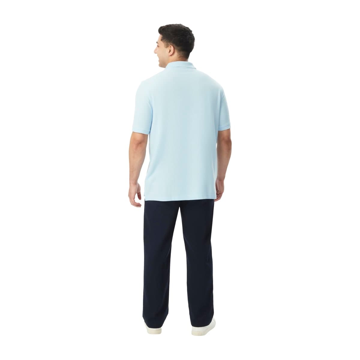French Toast Young Men's Pique Polo Shirt with Short Sleeves, Light Blue, Large thumbnail 4