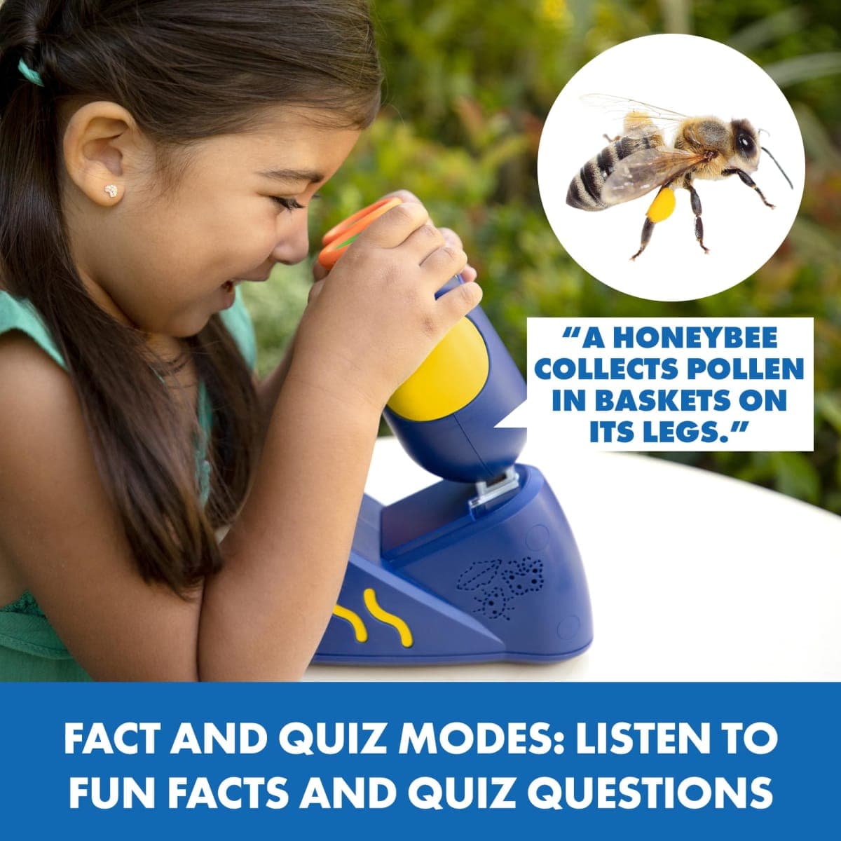 Educational Insights GeoSafari Jr. Talking Microscope Featuring Bindi Irwin - STEM Toys, Interactive Learning Toys, Kids Microscope with Prepared Slides, Science Set & Gifts for Ages 3+ thumbnail 5