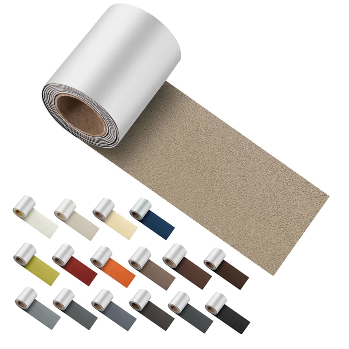 ILOFRI Leather and Vinyl Repair Patch Tape (Ivory Brown No.1, 3x60 inch) — image 1