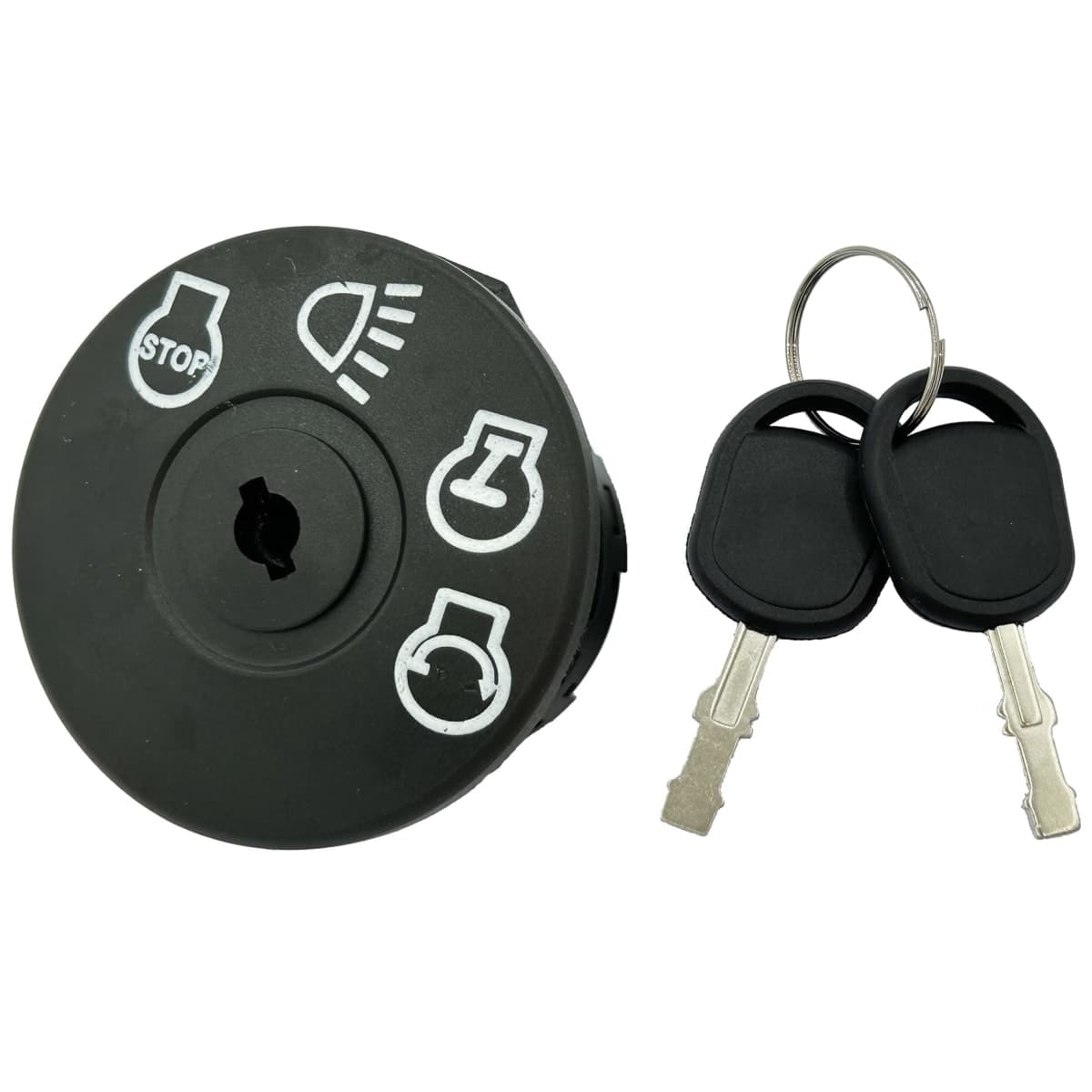 Annolai GY20074 175566 Ignition Switch with Key 4-Position 7-Terminals for Husqvarna Craftsman Dixon Cub Cadet 532175566 John Dee-re L105 L100 L110 E100 D100 LA100 Lawn Mower (532175566-7 Terminals) — image 1