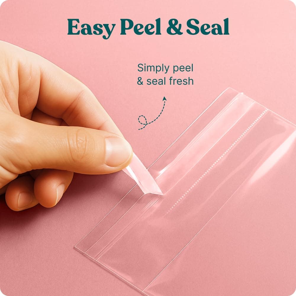 10" X 13" Self Sealing Cellophane Bags (200 Pack) - Clear Cookie Bags With Seal for Baked Goods Packaging, Cookie Wrappers, Bakery Packaging, Bake Sale, Candy, Treats, Goodies, Gifts, Party Favors thumbnail 4