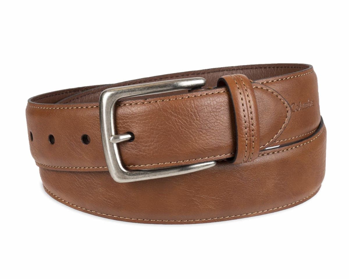 Columbia Men's Big-Tall Trinity 35mm Feather Edge Belt, Tan, 48 thumbnail 2