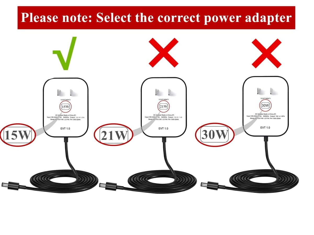 15W Power Adapter for Echo Dot (3rd/4th/5th Gen),Echo Dot with Clock (3rd/4th/5th Gen), Echo Dot Kids Edition, Echo Show 5(1st & 2nd Gen), Echo Spot,Pop, and Fire TV Cube, 5Ft Power Cord thumbnail 5