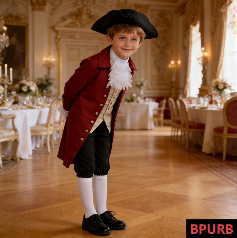 BPURB Colonial Costume Boys 18th Century American Costume thumbnail 5