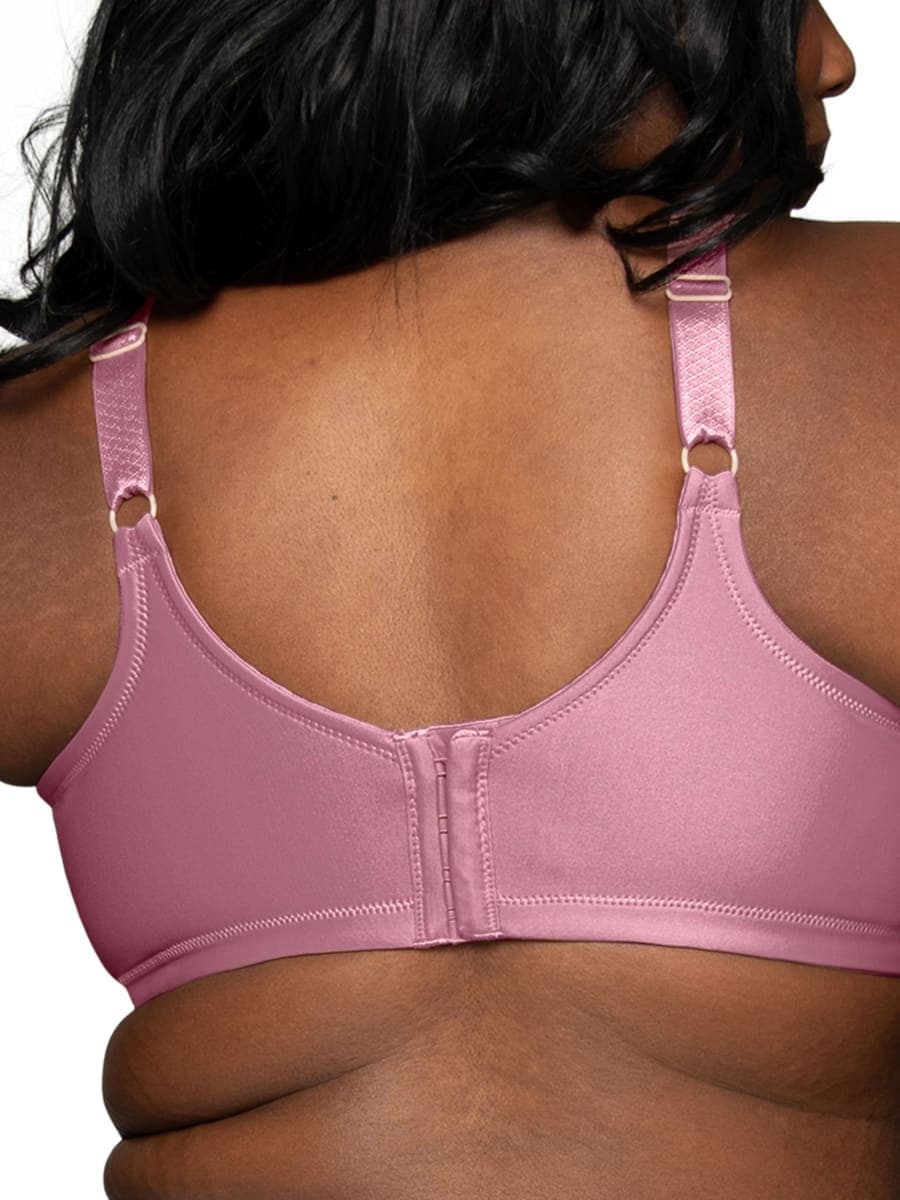 Vanity Fair Women's Full Figure Beauty Back Smoothing Bra, 4 Way Stretch Fabric, Lightly Lined Cups up to H, Wirefree - Enchanted Mauve, 38C thumbnail 3
