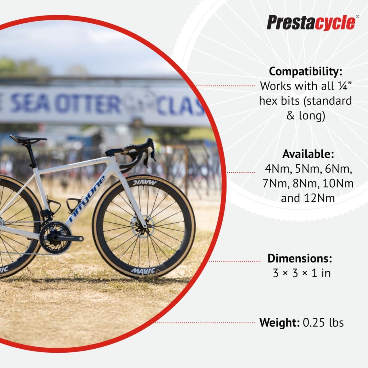 Prestacycle® TorqKeys T-Handle Preset Torque Tool - 10Nm thumbnail 4