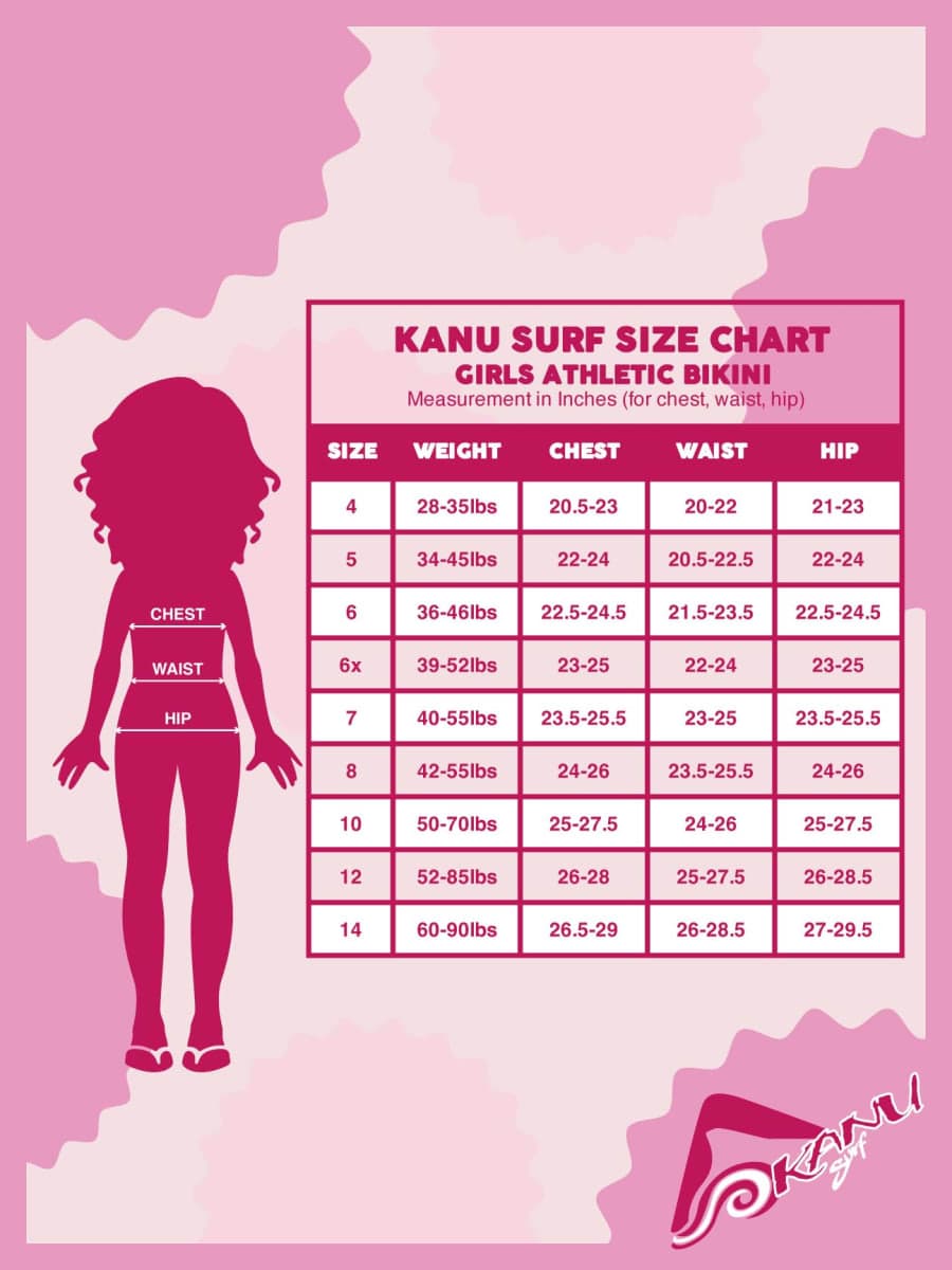 Kanu Surf Girls' Tanya UPF 50+ Beach Sport Athletic Bikini Swimsuit, Bobby Fuschia, 8 thumbnail 5