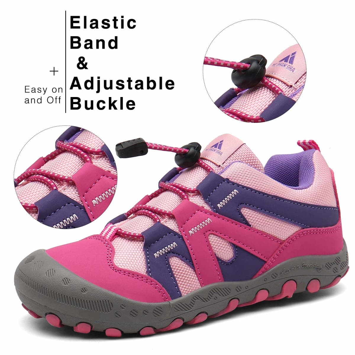 Mishansha Toddler Sneakers Kids Hiking Shoes Girls Boys Outdoor Anti-Collision Trail Running Shoe for Trekking Walking Climbing thumbnail 5