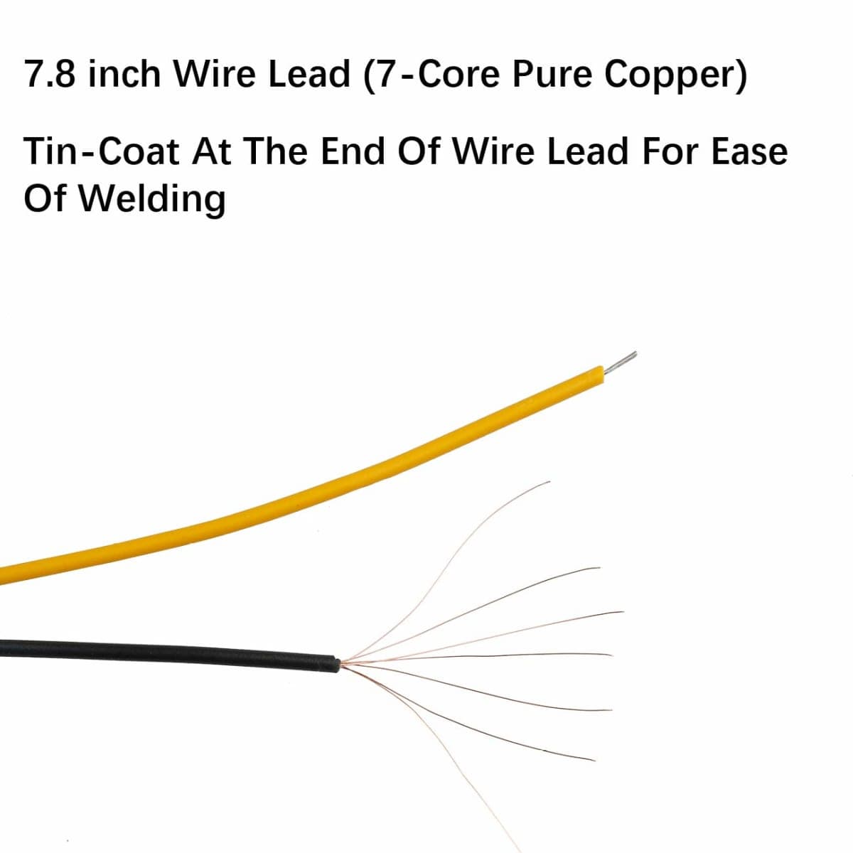 EDGELEC 30pcs 12 Volt 5mm RGB Slow Flasing LED Lights Emitting Diodes, Multicolor (Colors Changed Automatically) Pre Wired 7.9 inch DC 12V LED Light Clear Lens Small LED Lamps thumbnail 4