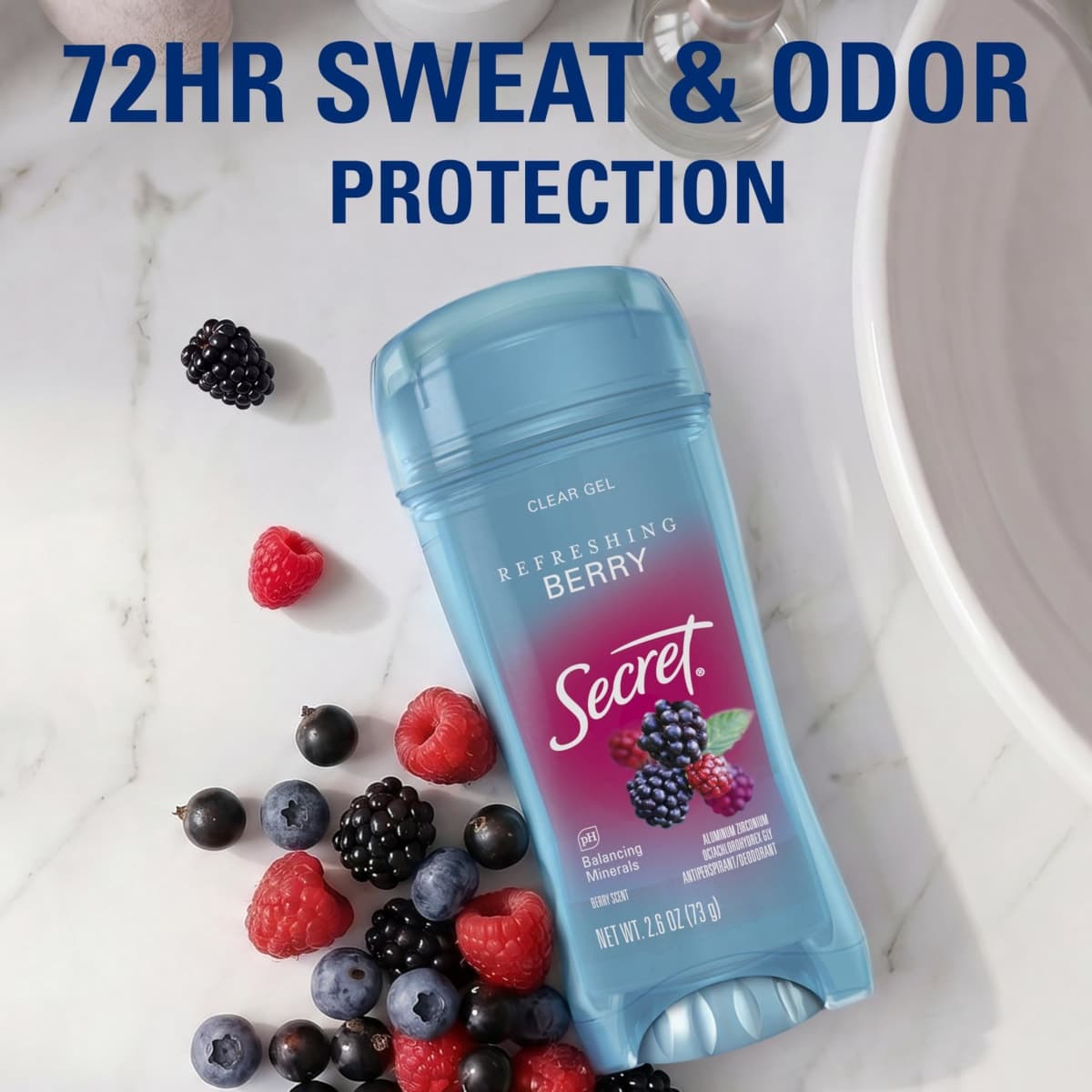Secret Scent Expressions so Very Summer Berry Clear Gel Women's Twin Antiperspirant and Deodorant, 5.2 Ounce, Packaging May Vary thumbnail 3